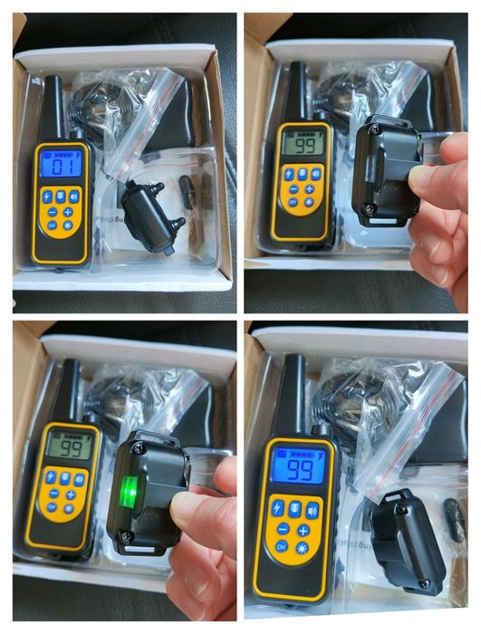 Zgardă Dresaj Câini – Cu Electroșoc, Sunet și Vibrații, Telecomandă In