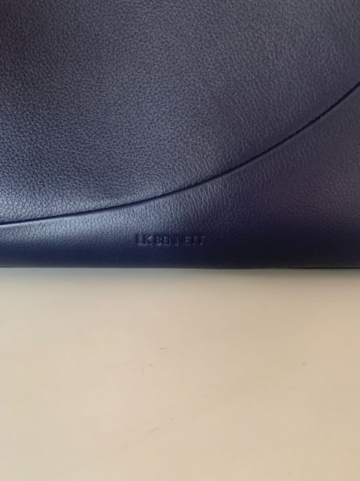 LK Bennet Olivia blue tote bag