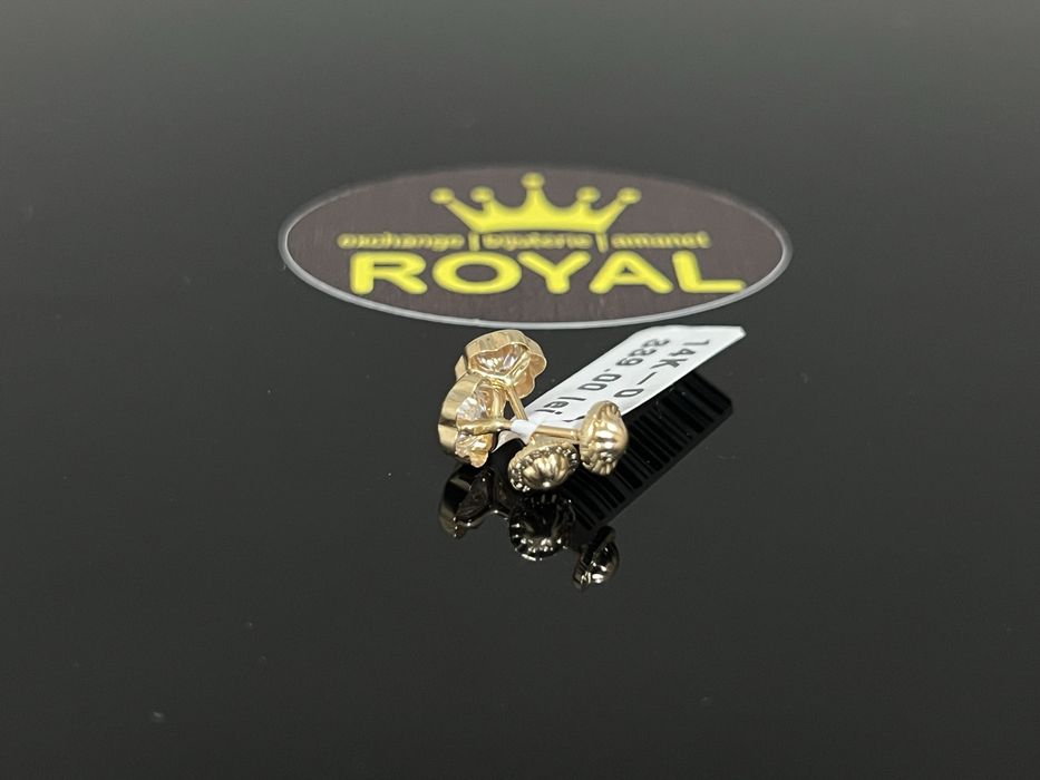 Bijuteria Royal CB : Cercei aur 14K 0,68 grame
