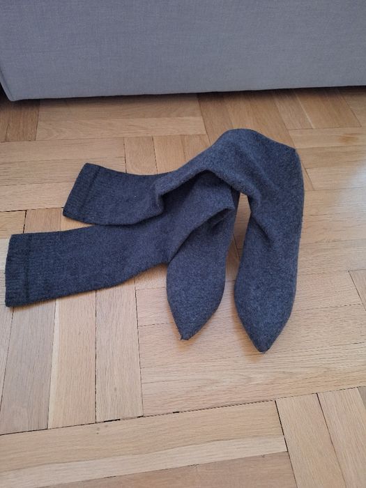 Официални , бежови лачени  обувки  естествена кожа, , Zara  сив  ботуш