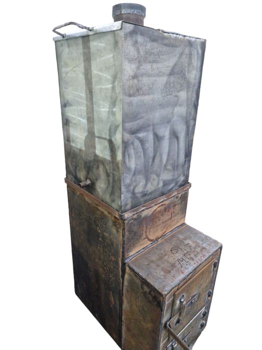 Банная печь .  самовар