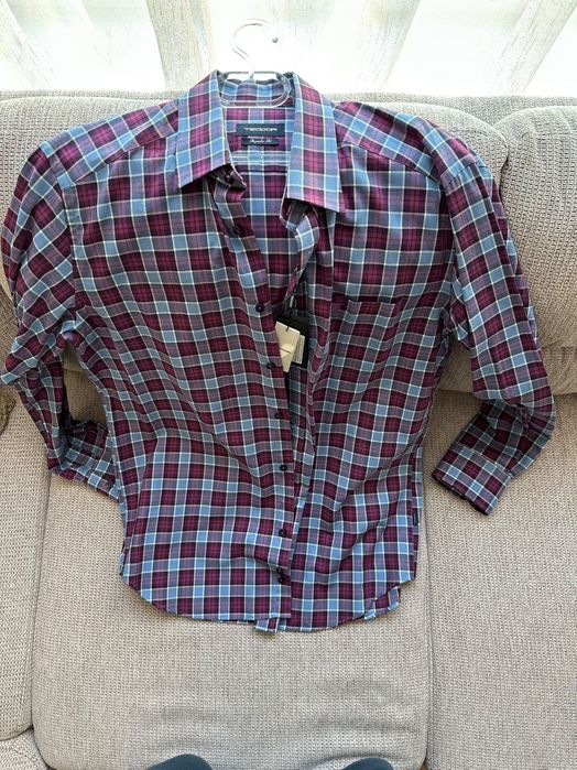 Риза с дълъг ръкав Teodor L Regular fit