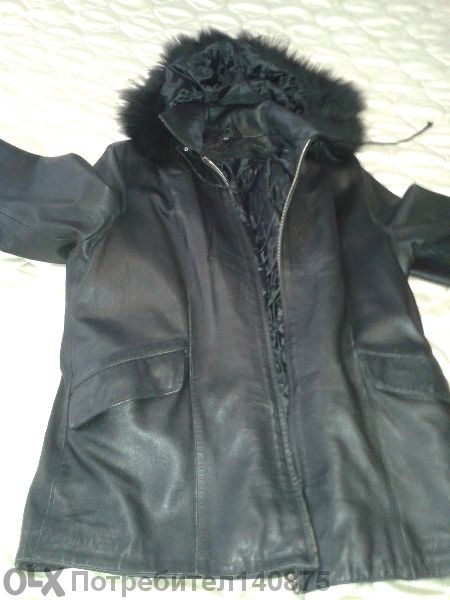 кожено яке дамско