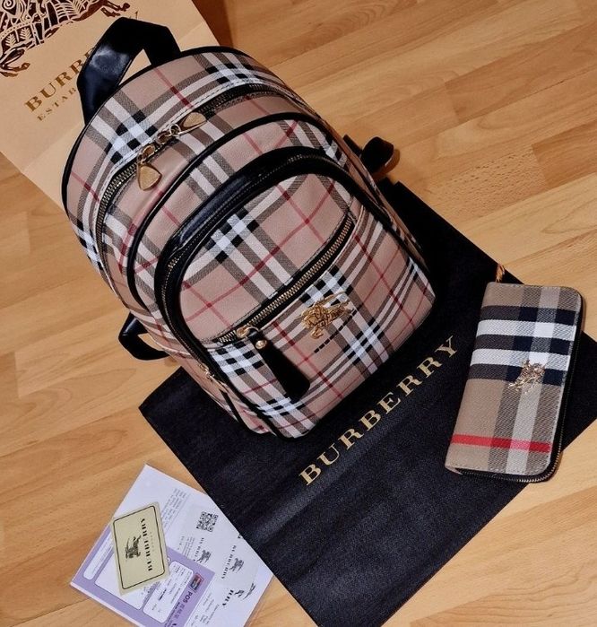 Rucsac+portofel, super, material textil, saculet, etichetă