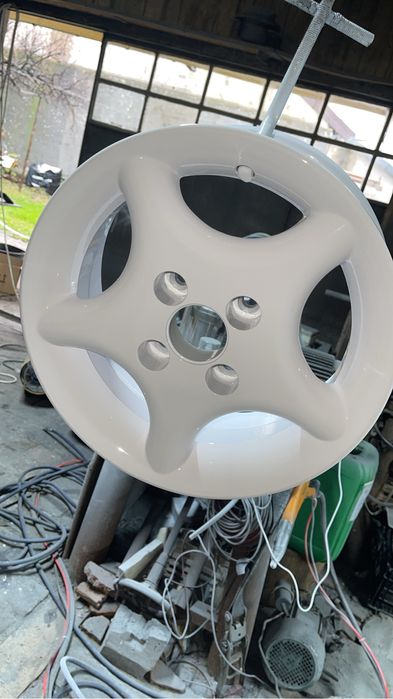 Vopsire jante auto/ vopsire câmp electrostatic