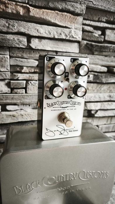 Pedală premium boost, gain și overdrive chitară electrică Laney Black Country Customs TI-BOOST Tony Iommi Signature Gain - UK