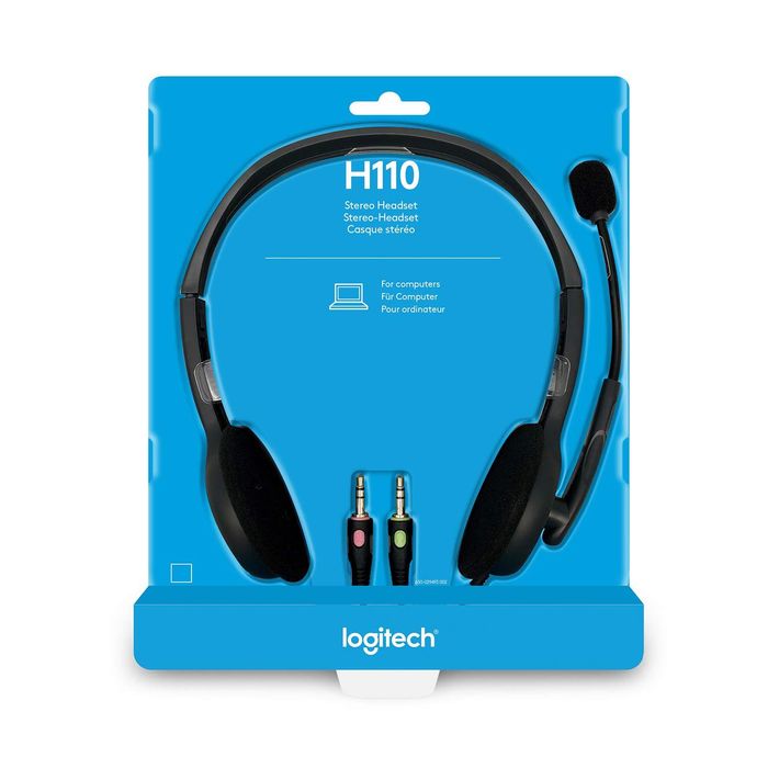LOGITECH Stereo H110 Компьютерная гарнитура Logitech H110