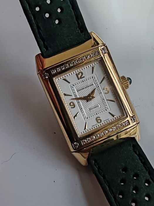 Ceas Jaeger LeCoultre Reverso Aur 18k  Diamante