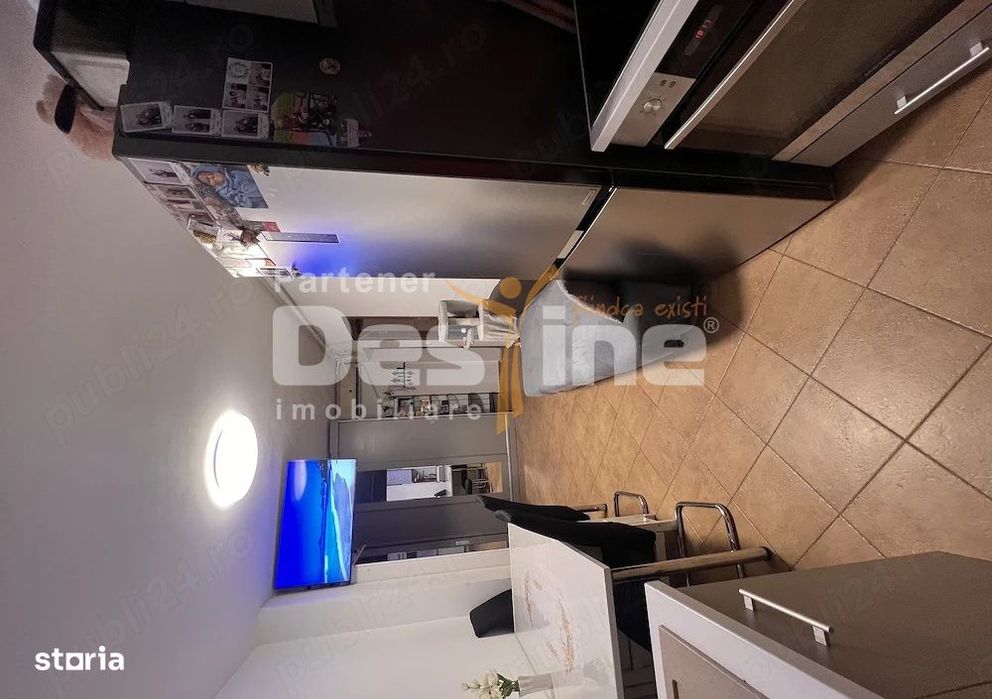 Apartament cu 3 camere mobilat si utilat