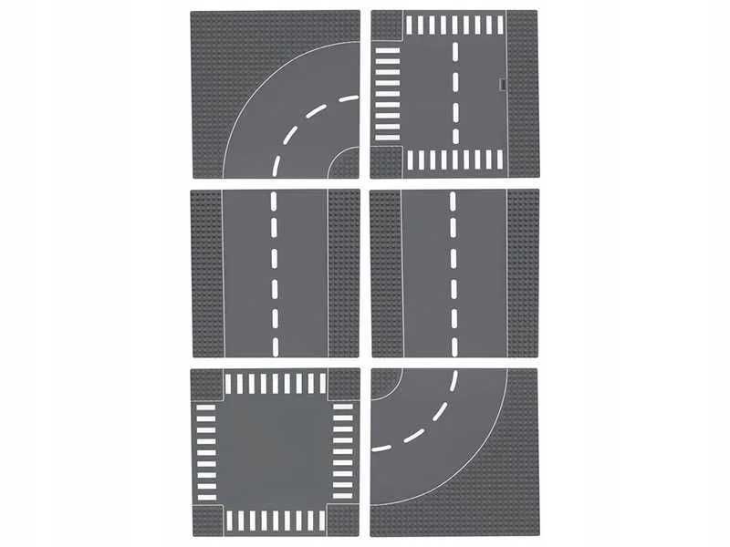 Основна строителна плочка за конструктор тип лего lego - 6 броя