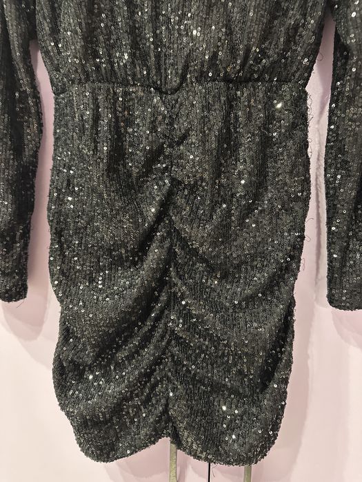 Черна къса официална рокля