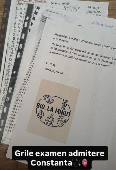 Grile admitere medicina Constanta