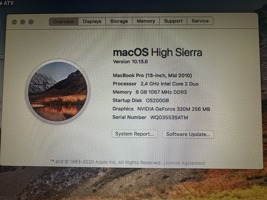 MacBook 13 Pro Mid 2010