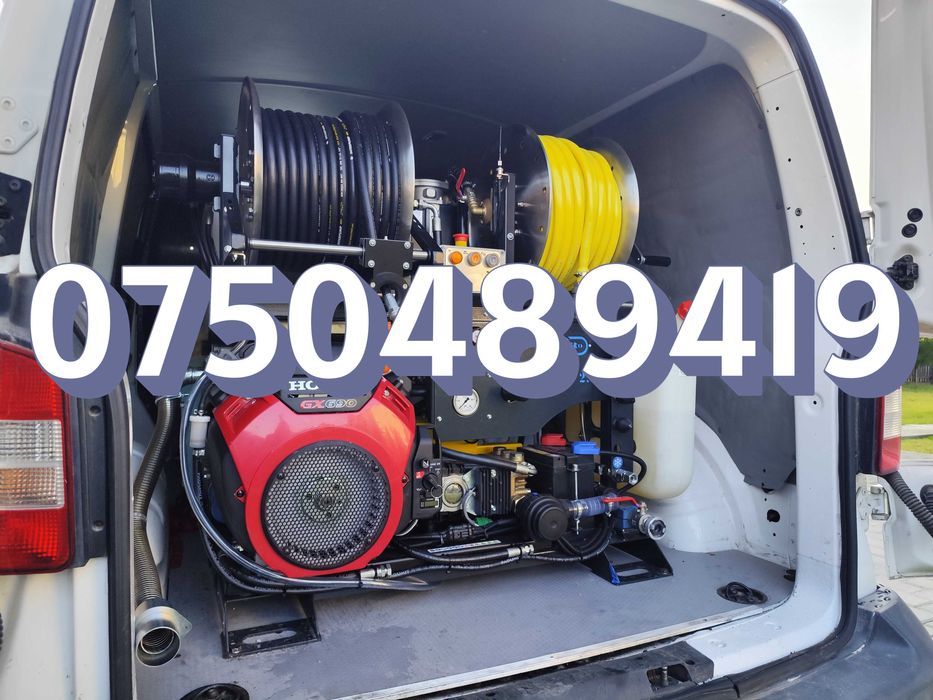 Desfundare Canalizare presiune apa, rac electric Profesional