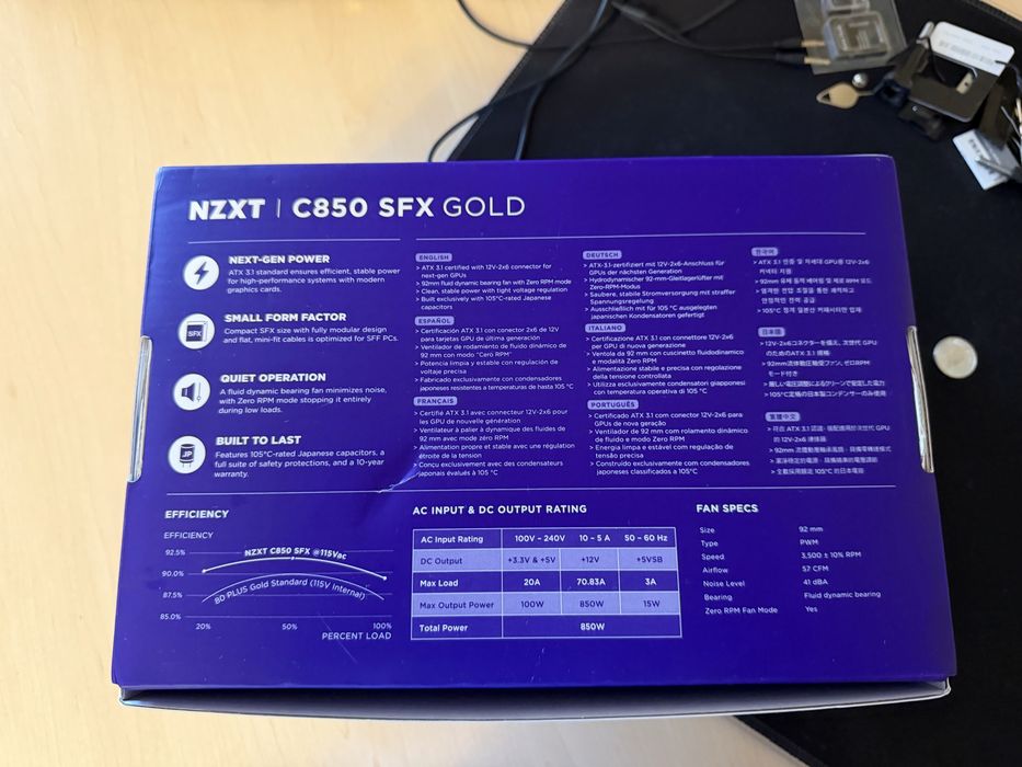 NZXT C850 SFX Gold