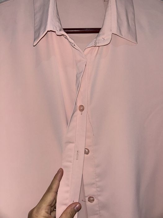 Персиковый рубашка женский