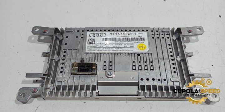 Display navigatie 8T0919603E Audi A5 8T [facelift] [2011 - 2016]