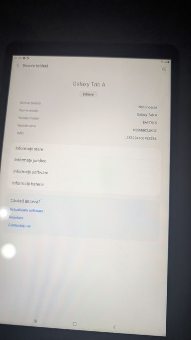 Tableta Samsung Tab A T515 Wi-Fi Celular
