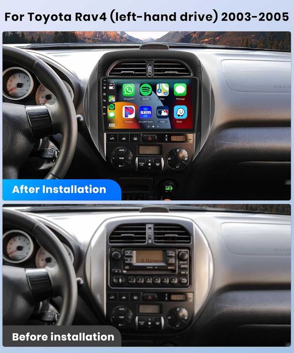 Мултимедия Двоен дин за Toyota RAV4 Андроид екран 9" навигация Android