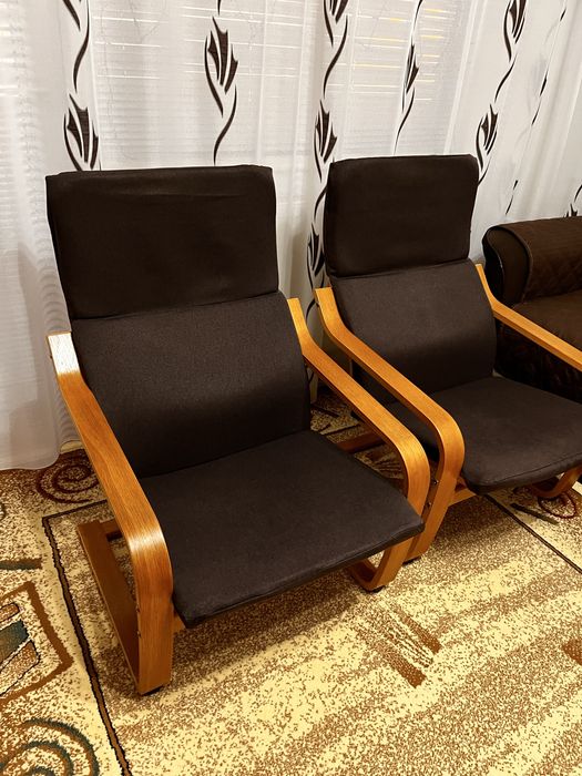 Fotolii cu cadru din lemn