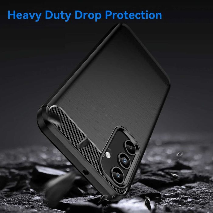 Samsung Galaxy A15 - Удароустойчив Кейс Гръб CARBON