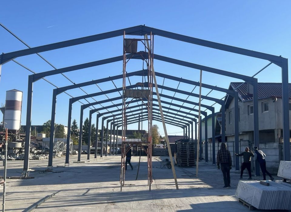 Vând confectionez hale structuri metalice pret de producator