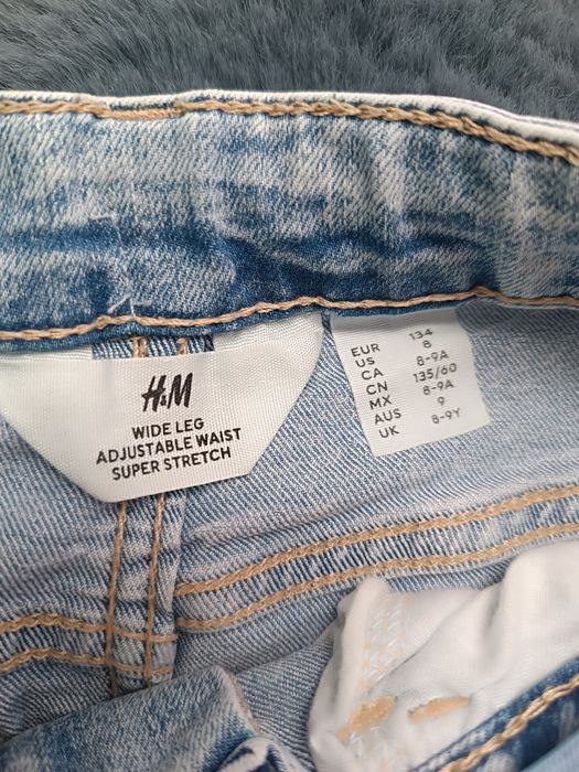 Blugi wide leg copii mărimea 134