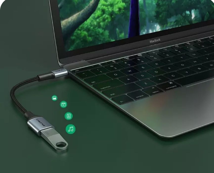 OTG переходник, Type C на USB. Алматы