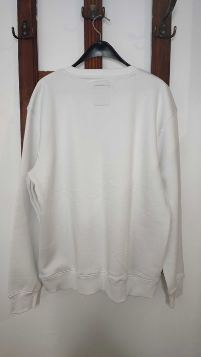 Нова Блуза Alpha Industries basic sweater white, Size XL