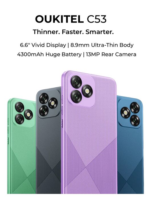 YENGI ! Oukitel C53  (4+4/64Gb) | Bonus Kalonka | Dostavka !