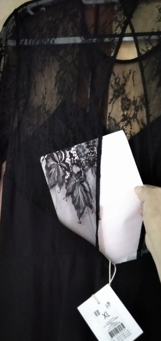 Rochie de ocazie  ,44 -46 , Mascara , neagră
