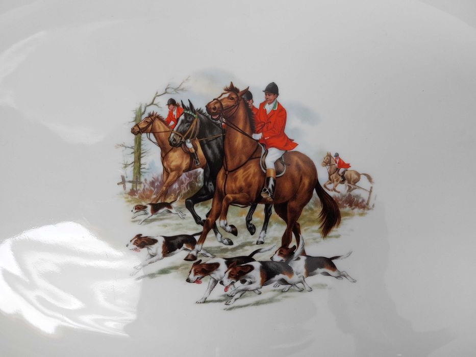 Patou Langenthal Elvetia scena vânătoare nefolosit