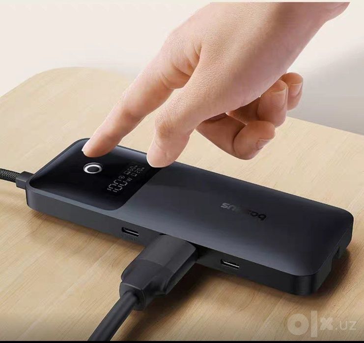 Baseus Hub Хаб Hdmi Usb 3.2 с цифровым дисплеем