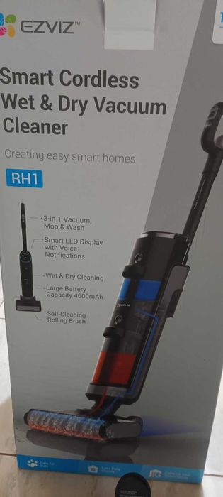 Aspirator vertical umed/uscat fără fir EZVIZ RH1