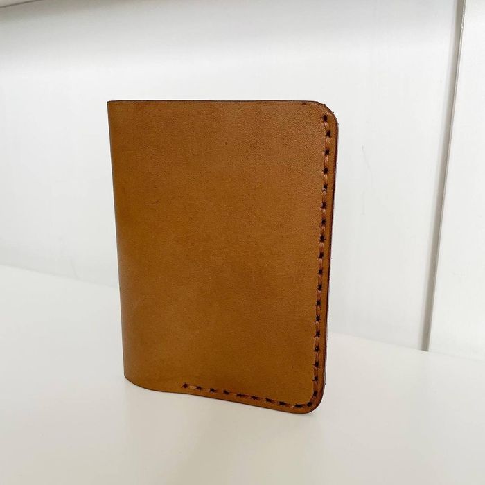 Кожаное портмоне ручной работы!