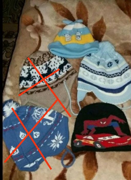 Детские шапки продам