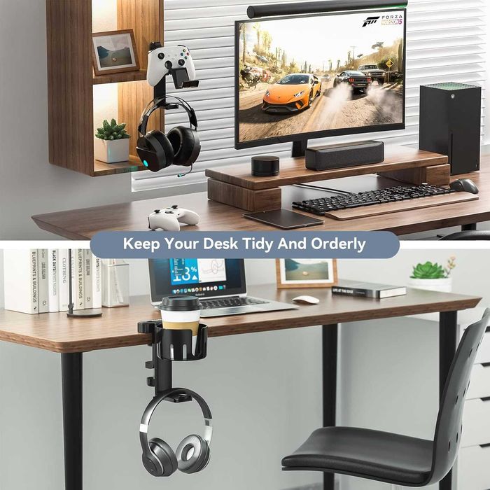 Многофункционална стойка за слушалки ,контролери и чаша