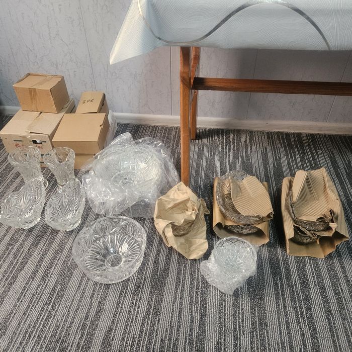 Хрустал идишлар арзон