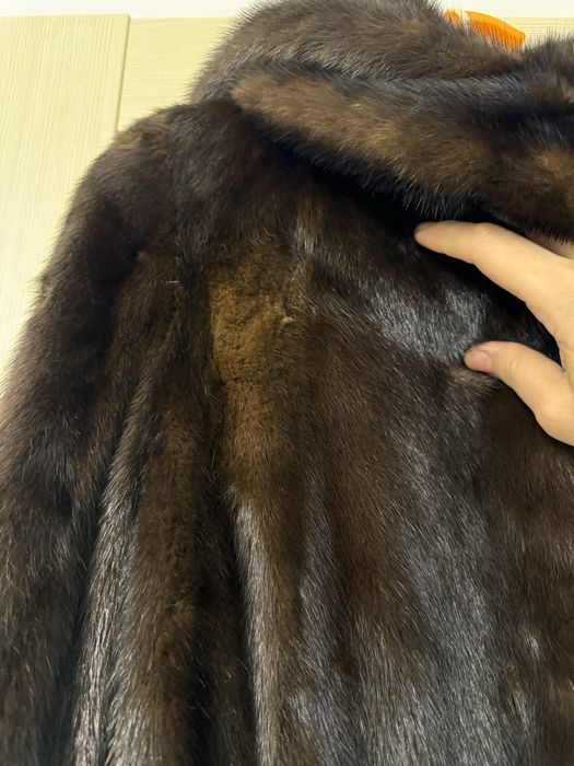 Натуральная норковая шуба