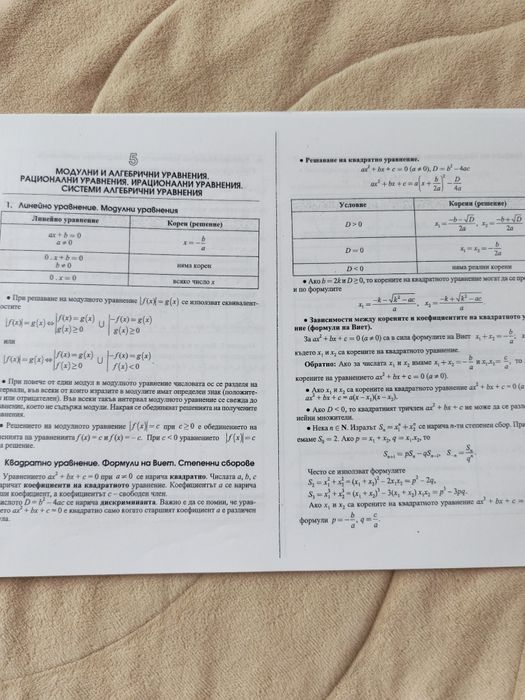 Справочник по математика за кандидат-студенти