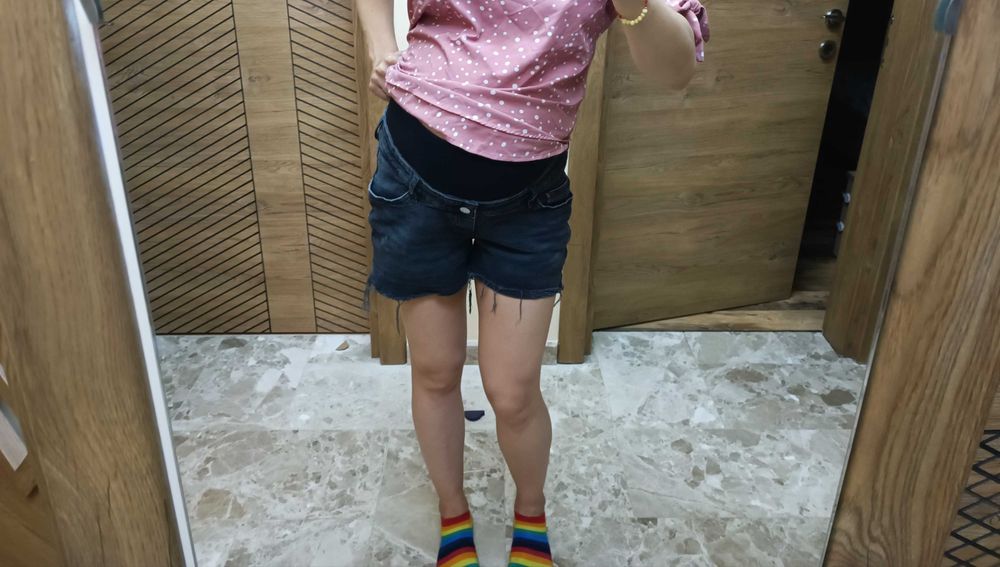 Къси панталонки за бременни, М размер