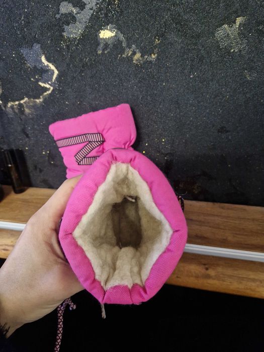 Cizme iarnă Demar, mărime 22/23, interior lână naturală