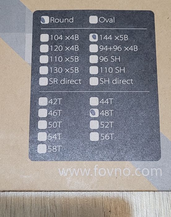 foaie angrenaj 44T 144BCD FIXIE SINGLESPEED