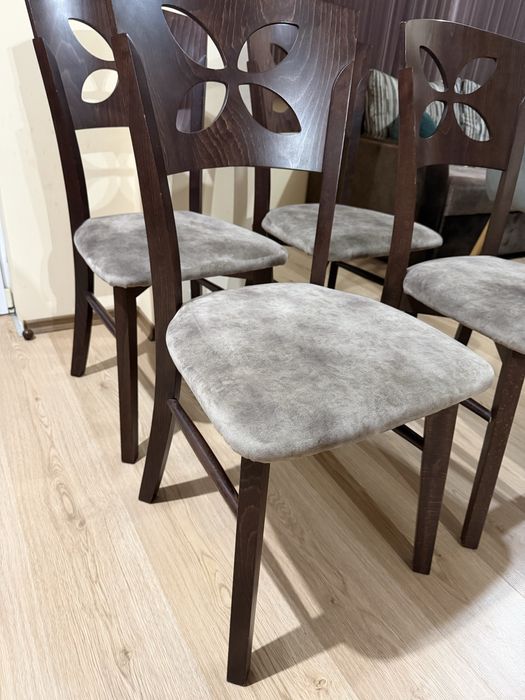 Трапезни столове, цвят Венге