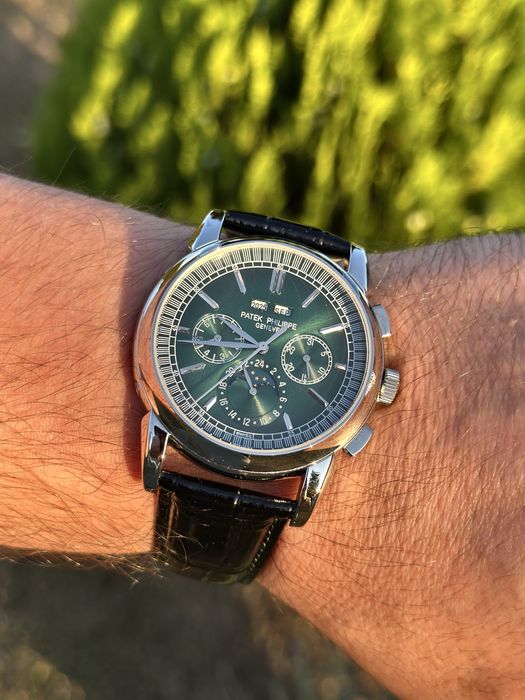 patek philippe perpetual calendar green dial