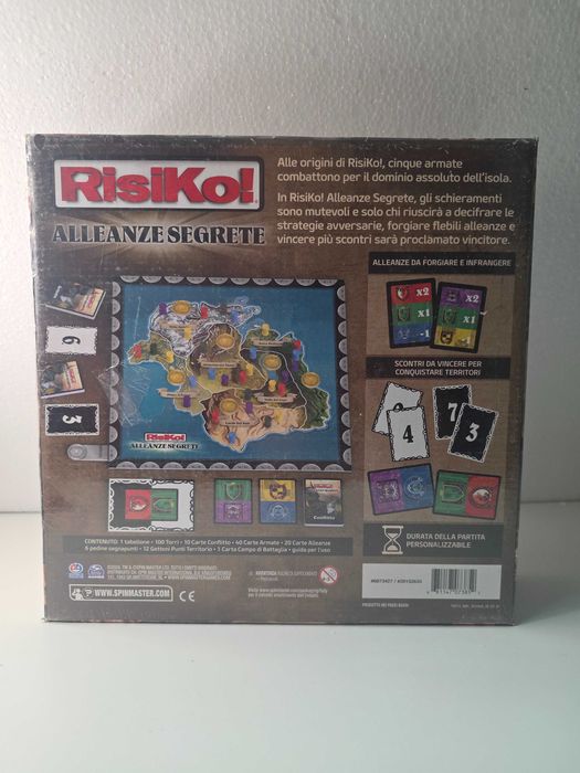 RisiKo! Alleanze Segrete - Risk secret alliances boardgame