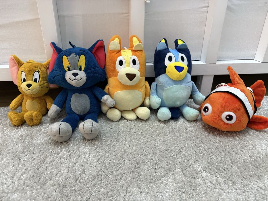 Bingo, Bluey, Tom, Jerry и Nemo