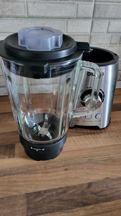Blender Biovita FORTE-1200, vas 1.5 L sticlă, 1200 W, carcasă și lame din inox