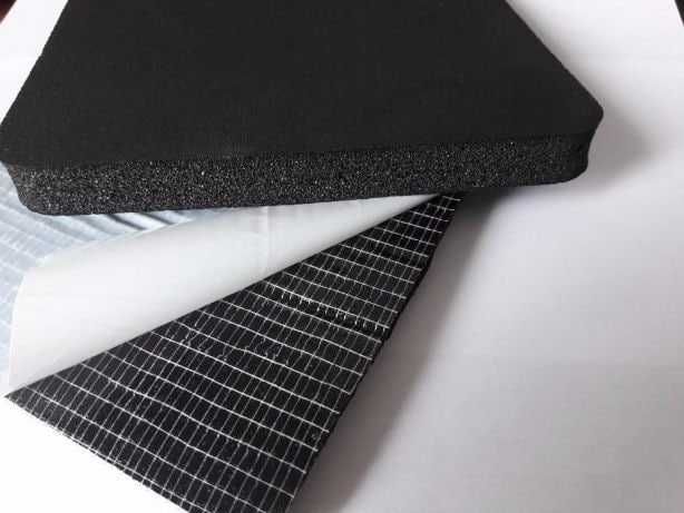 Каучук самоклейка с фольгой ИЗОЛЯЦИЯ ВЕНТИЛЯЦИЯ