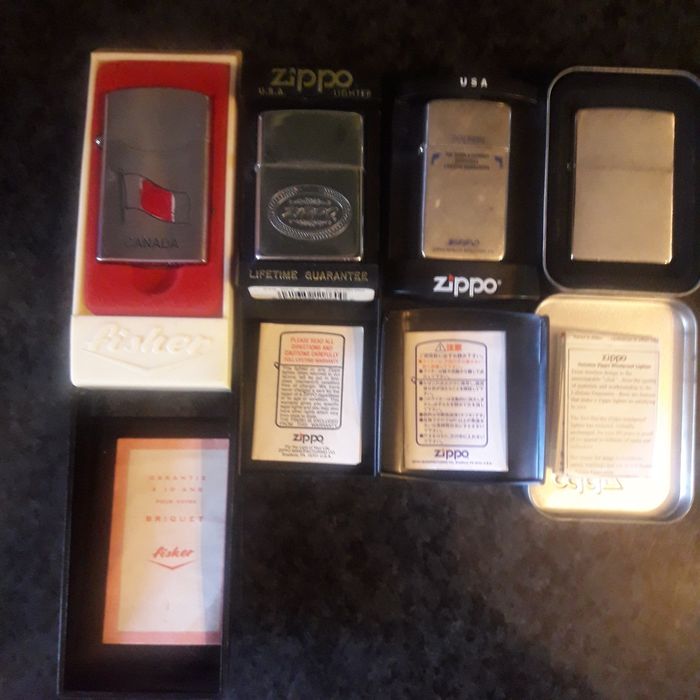 Brichete ZIPPO,de colectie,in cutie,originale.